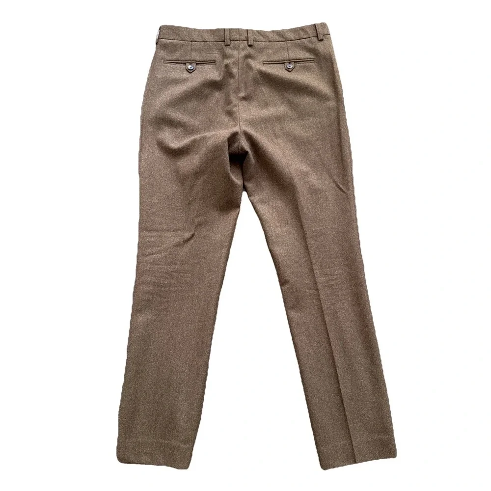 Wills Huckberry Stretch Wool Suit 40S Blazer 34x31 Pants Heather Brown 2 Piece
